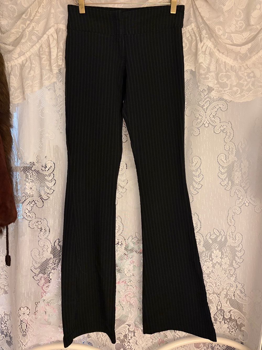 Lipstick Boutique Black Pinstripe Pants